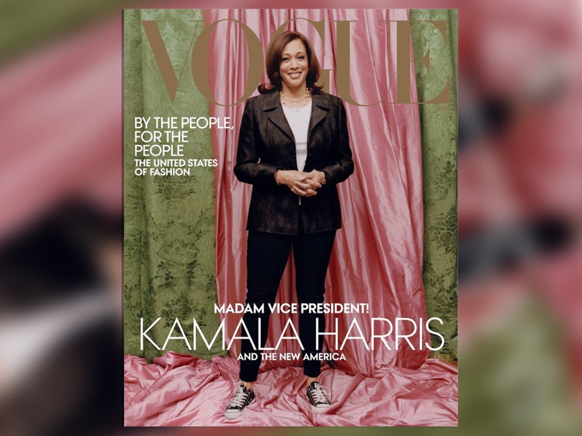 ‘Far below the standards of Vogue’: Kamala Harris cover divides fans