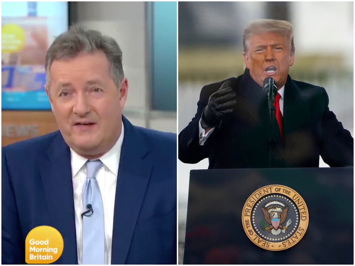 Piers says Donald Trump is ‘mentally unfit’ to be president in