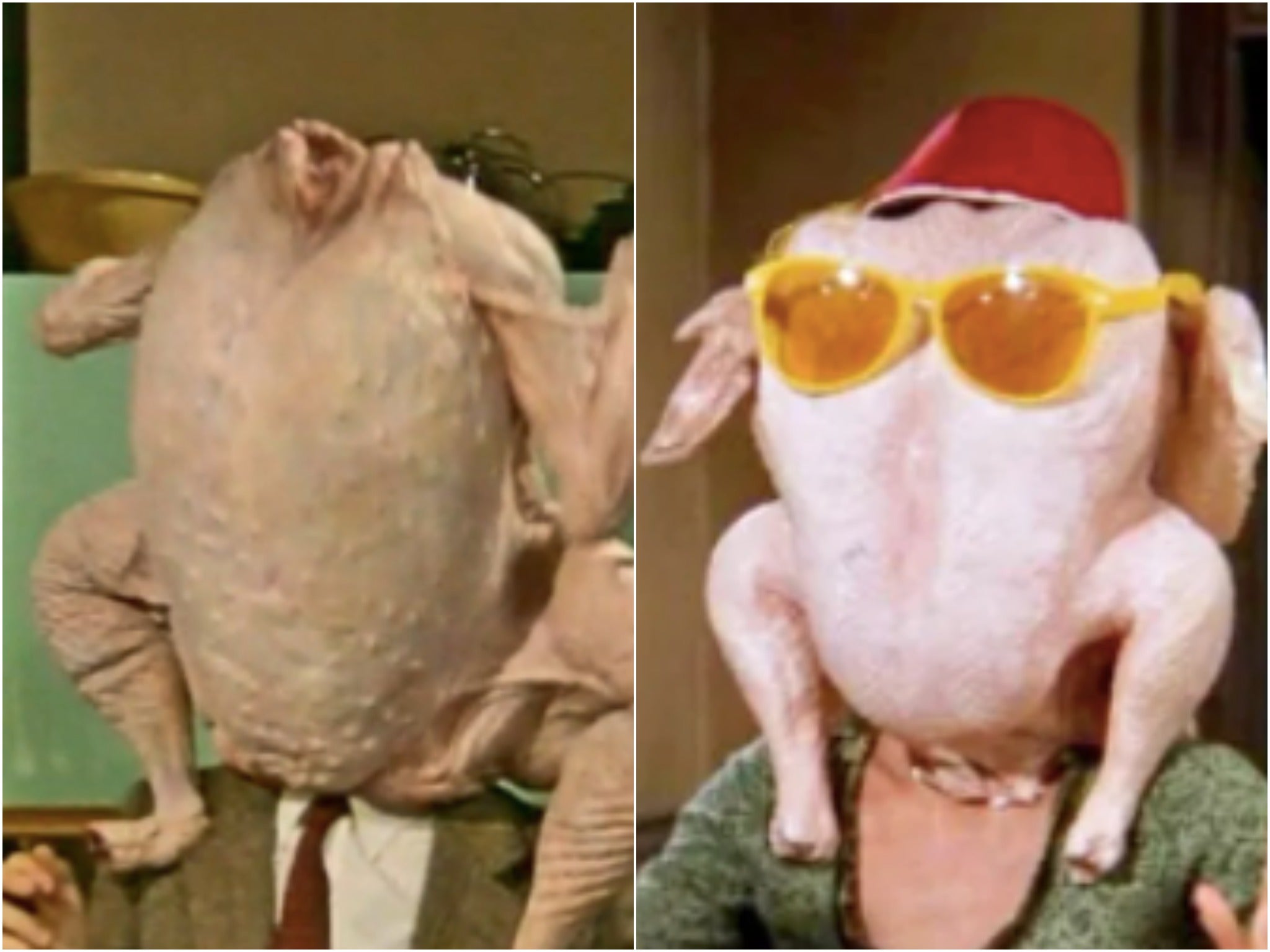 Mr Bean used the turkey gag six years before ‘Friends’