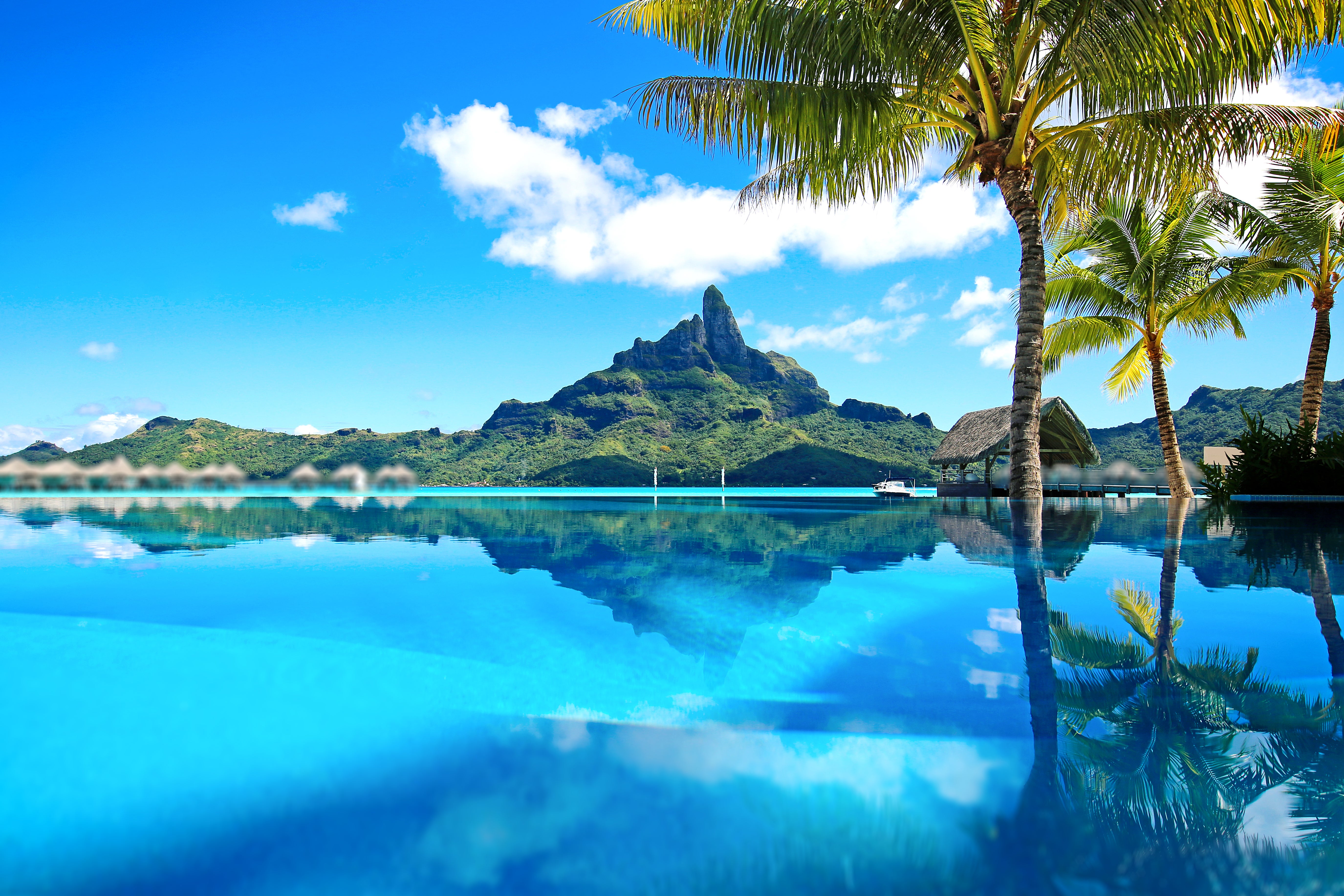 Room for two: Bora Bora is Darren Burn’s top tip for a same-sex honeymoon
