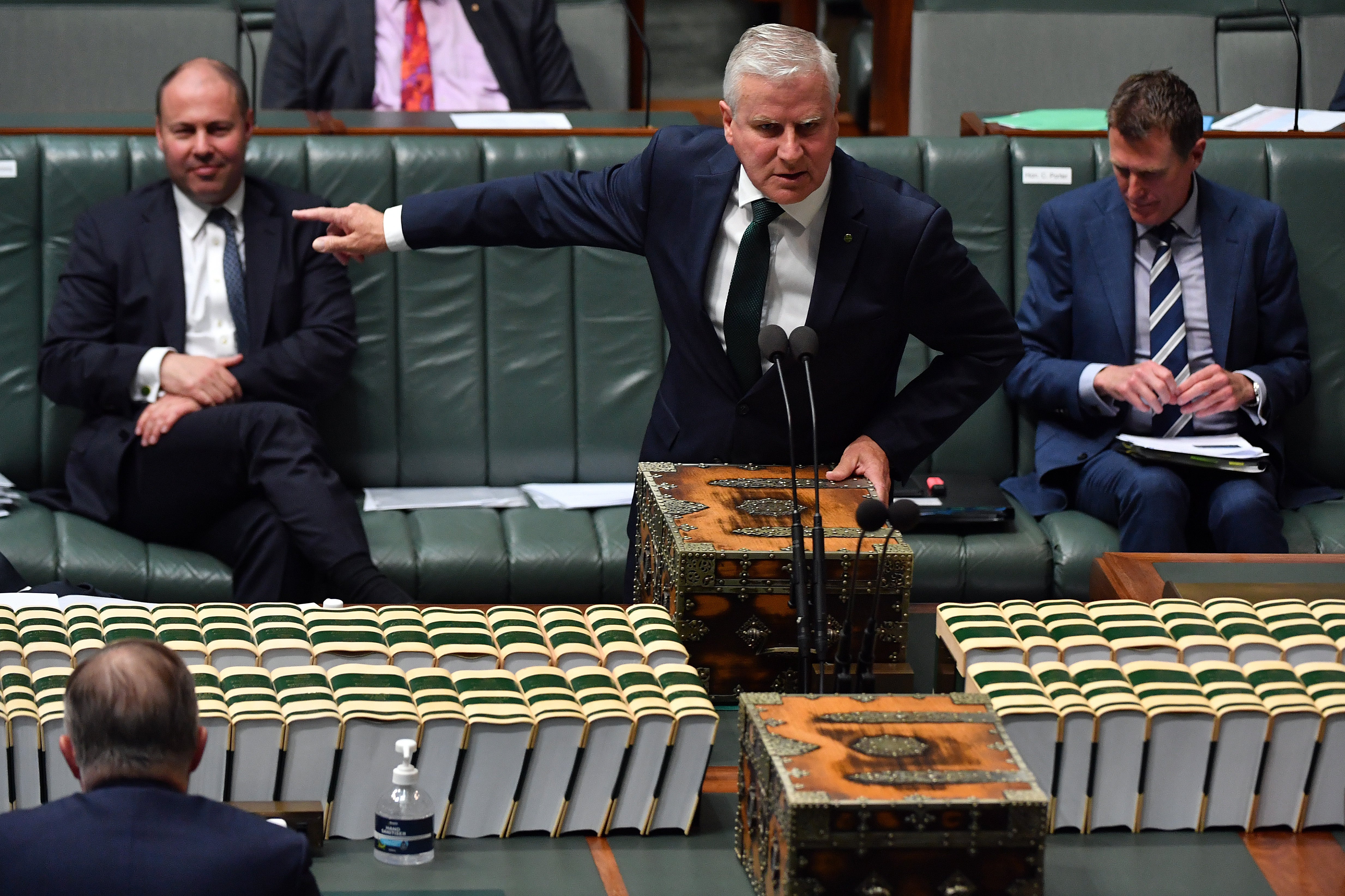 File image: McCormack, who is serving as acting prime minister during a week-long absence for Scott Morrison, calls the US Capitol riots ‘unfortunate’