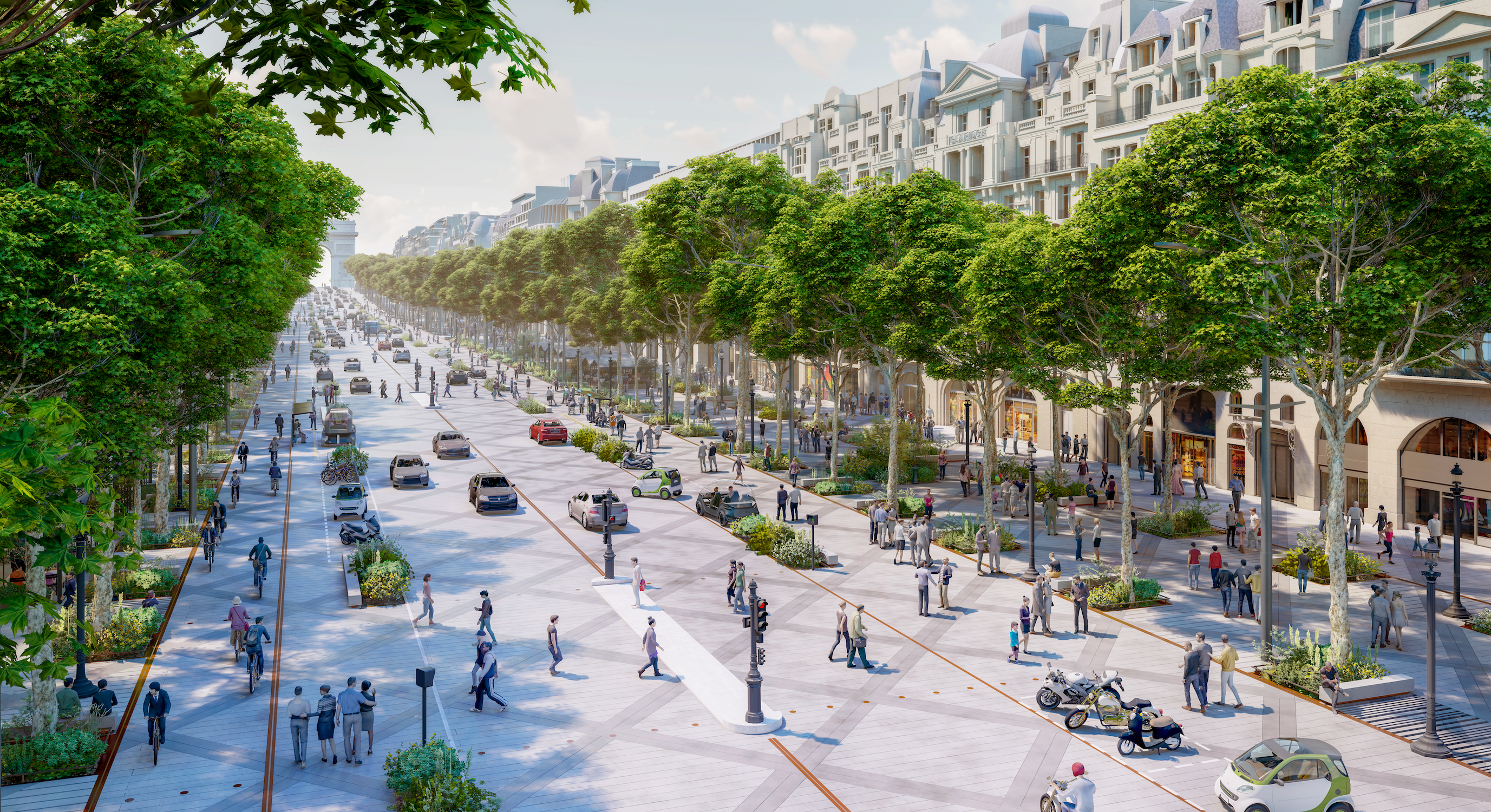Paris agrees to turn Champs-Élysées into 'extraordinary garden