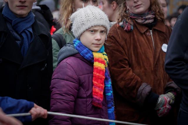 Swedish climate activist Greta Thunberg criticised UK government policy on pesticides and coal mines