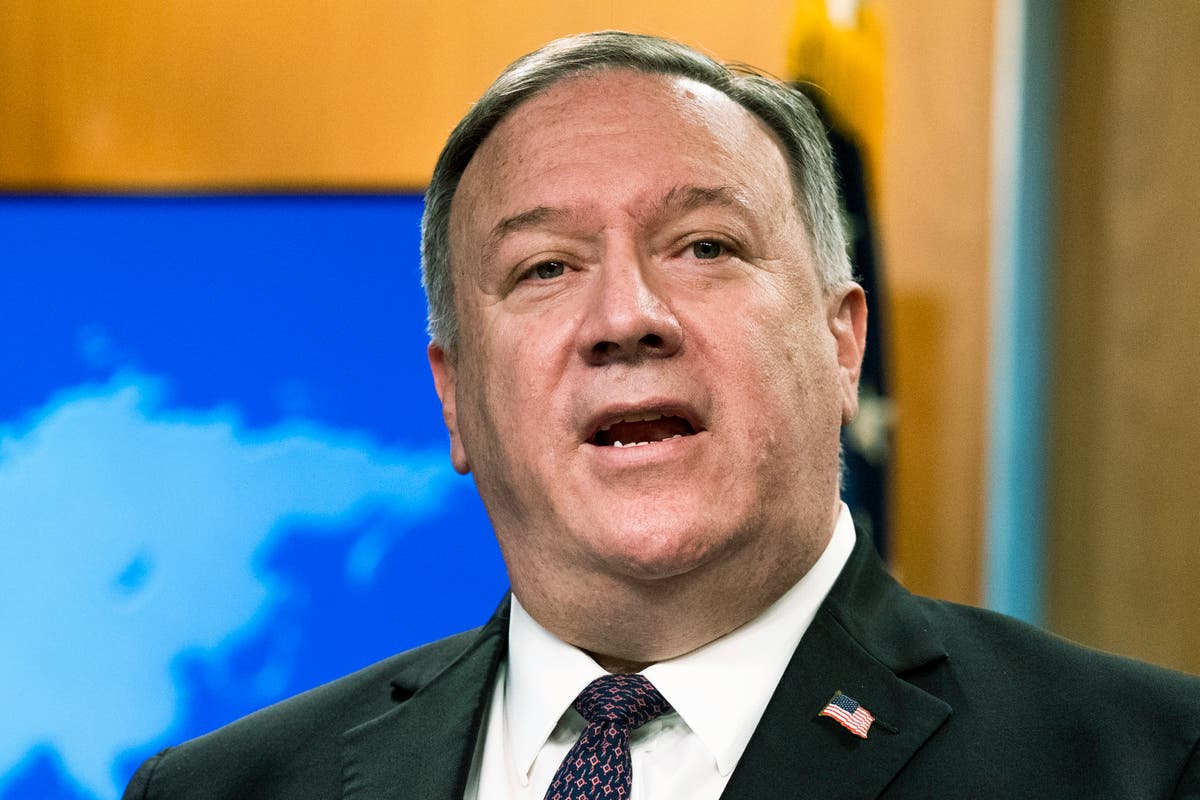 Pompeo trumpets Trump, razzes critics in speech to VOA