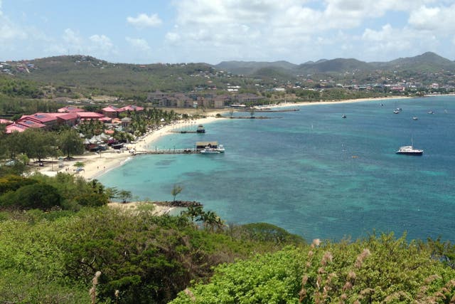 Distant dream: UK travellers arriving from St Lucia, as well as Antigua and Barbados, have been given an extra six days to comply
