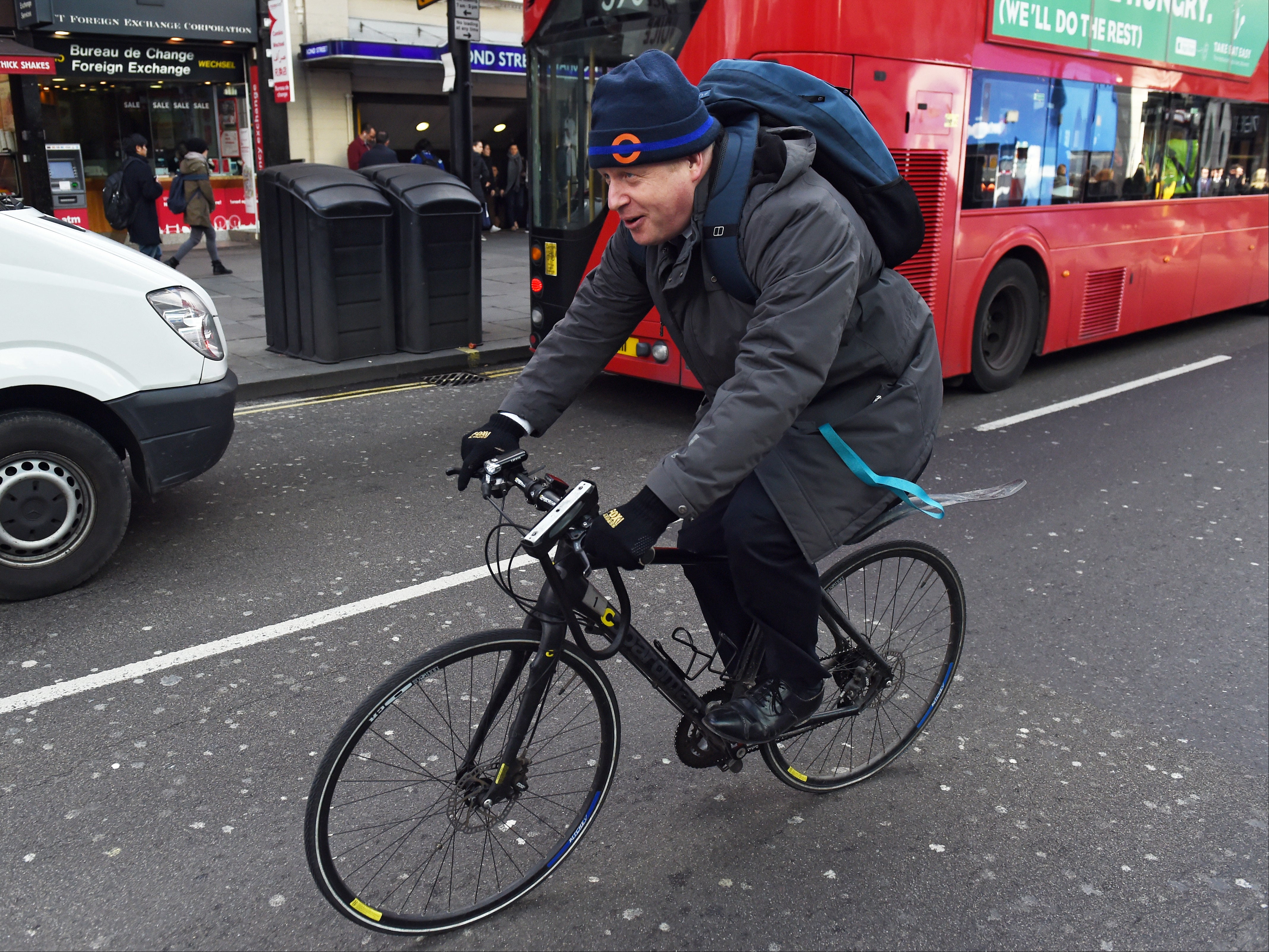 Criticism of British Prime Minister Boris Johnson rose after he was spotted cycling in the Queen Elizabeth Olympic park in Stratford, east London, seven miles away from n10 Downing street where he resides