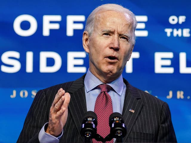 <p>US President-elect Joe Biden will be inaugurated on 20 January 2021</p>