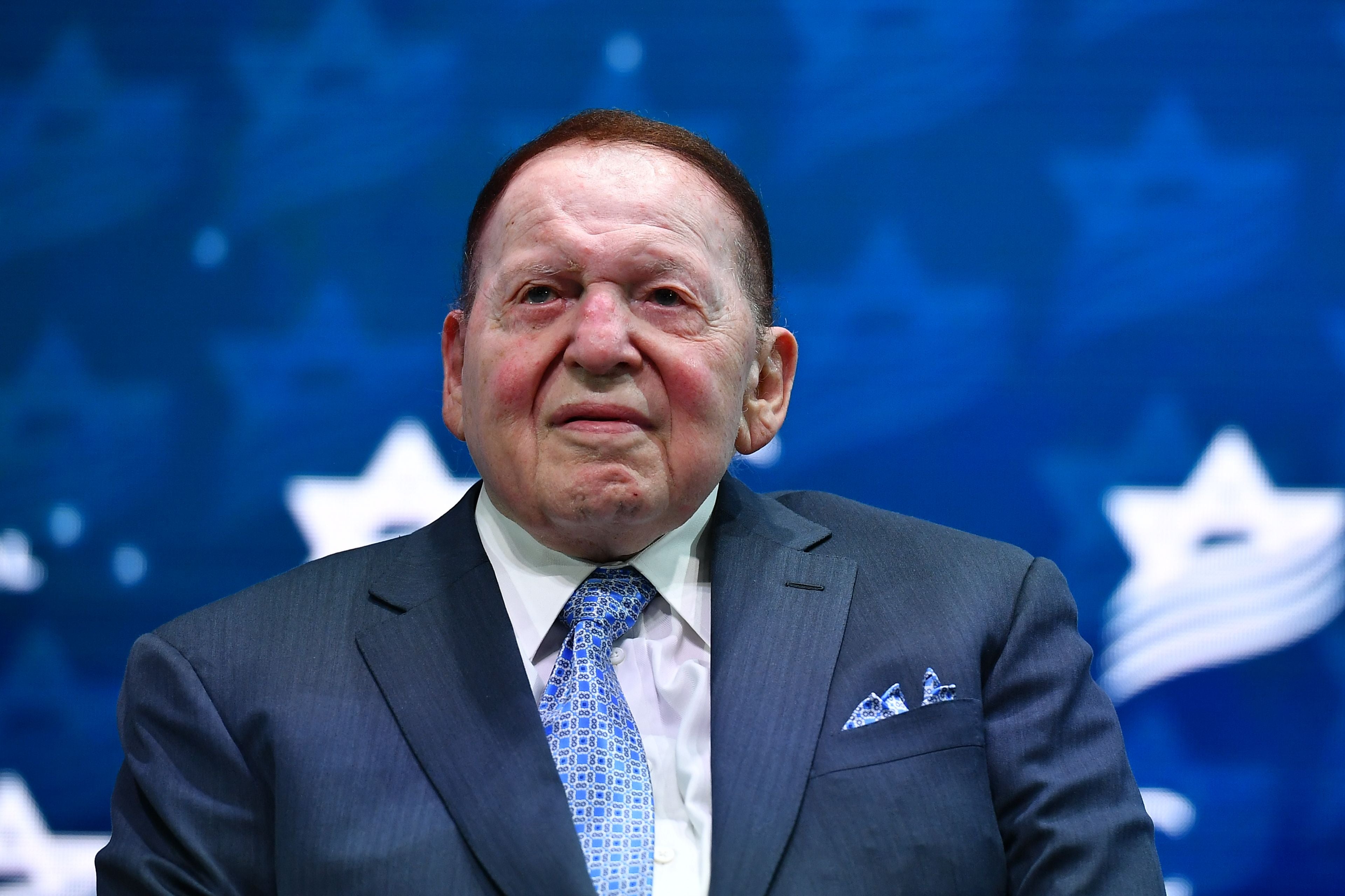 Republican donor and Las Vegas casino mogule, Sheldon Adelson, pictured in 2019. He donated $90million to Trump’s 2020 campaign. He died in January this year.