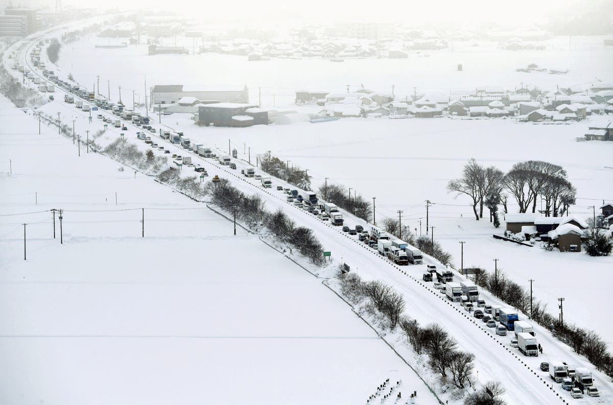 Japan snow storms leave eight dead and hundreds injured