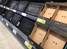 Gaps emerge on shelves as supermarkets battle Brexit red tape