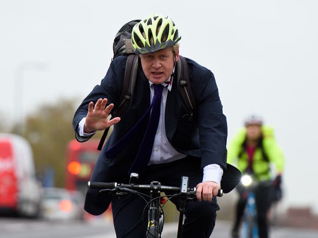 <p>Prime minister Boris Johnson said the country should enter a ‘golden age of cycling’ months before announcing the £2bn plan for active travel</p>