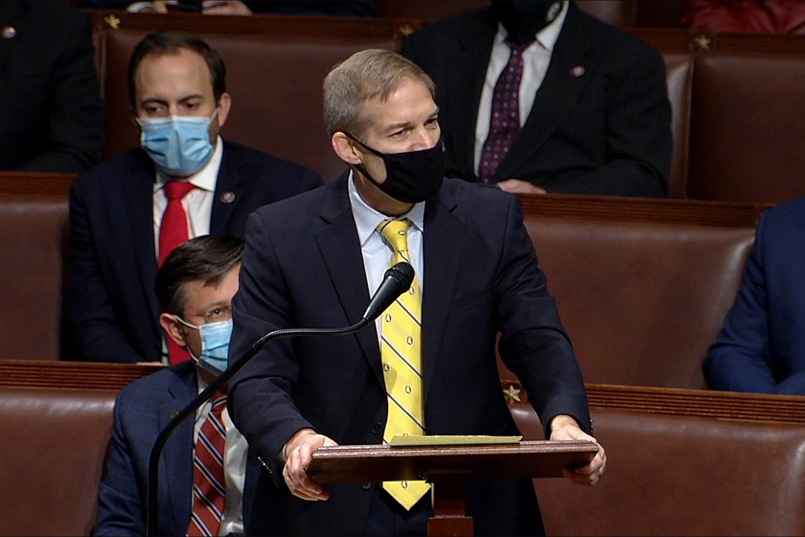 Jim Jordan defended Donald Trump during a House debate on impeachment