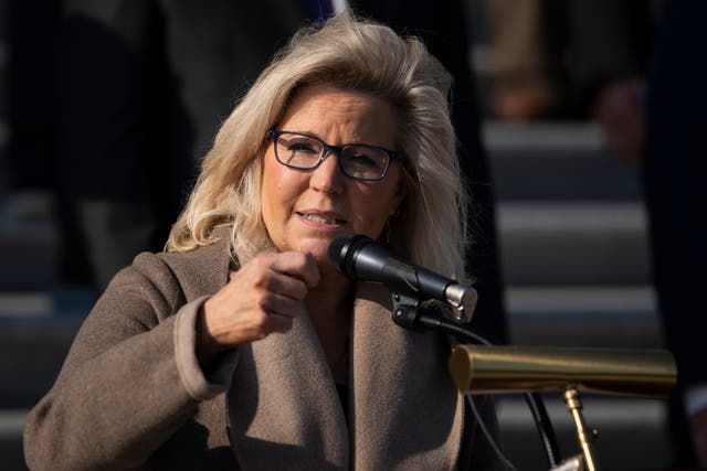This is not first time Mr Trump and Liz Cheney have been at odds