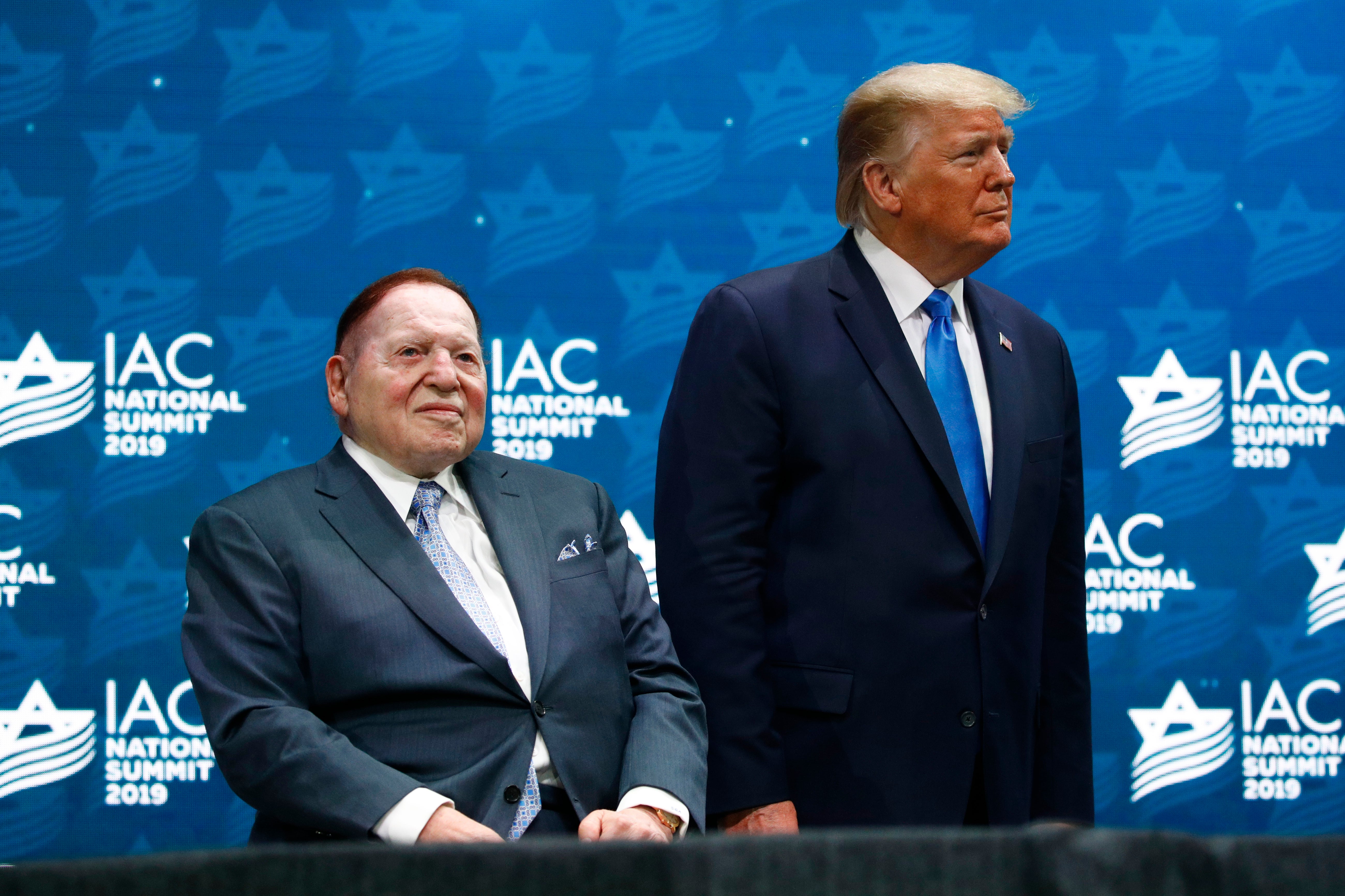 Trump, Pence and Reid react to the death of Sheldon Adelson Las Vegas Mike Pence Sheldon adelson Harry Reid Donald Trump