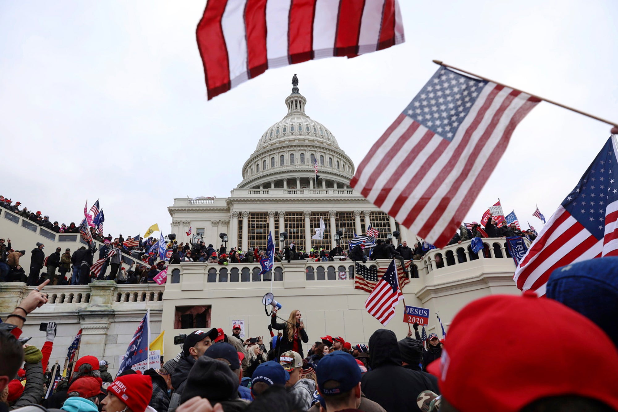 The Capitol riot, 6 January 2021.