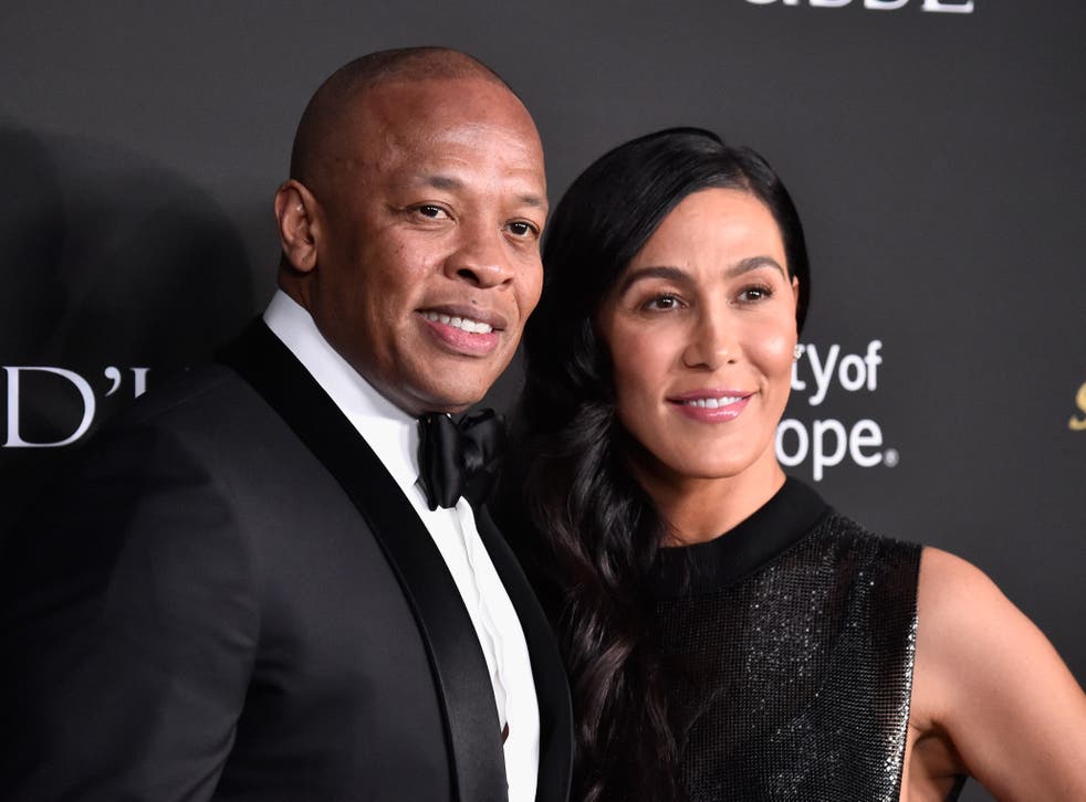 Dr Dre and Nicole Young photographed in 2018