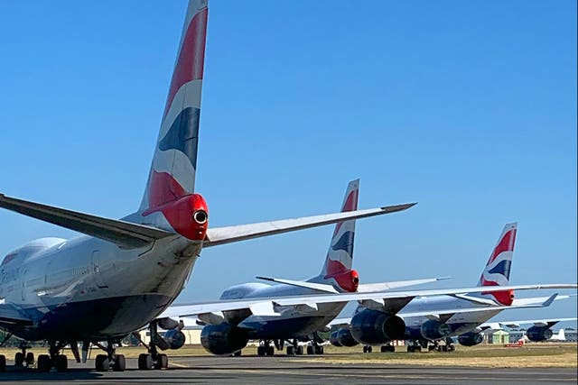 Going nowhere: British Airways 747s, now all retired