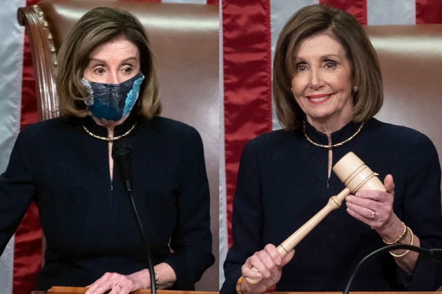 Nancy Pelosi rewears outfit worn to Trump’s first impeachment 