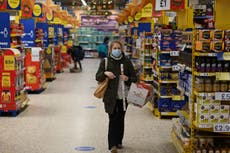 Wearing a mask helps when I buy a cartful of crisps and chocolate