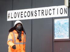 Construction workers call for pause in non-essential work