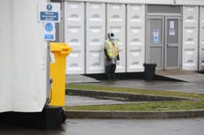 Temporary mortuary set up in London with space for 1,300 bodies