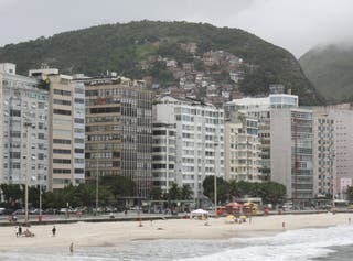 No go: the beach at Rio