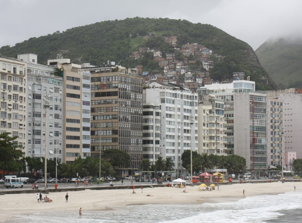 No go: the beach at Rio