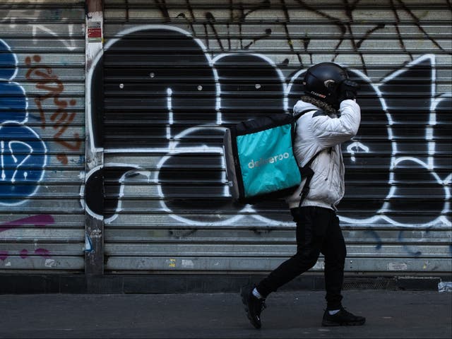 <p>The Independent Workers’ Union of Great Britain expects hundreds of Deliveroo riders to refuse to carry out deliveries in protest</p>