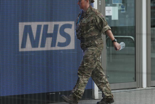 <p>At least 350 soldiers are being brought in to staff hospital wards</p>