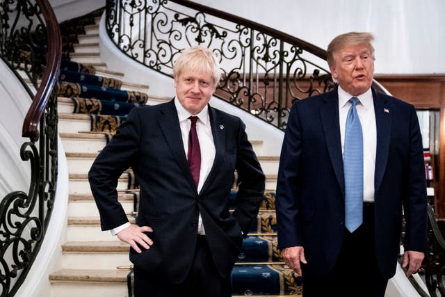 TRUMP BORIS JOHNSON