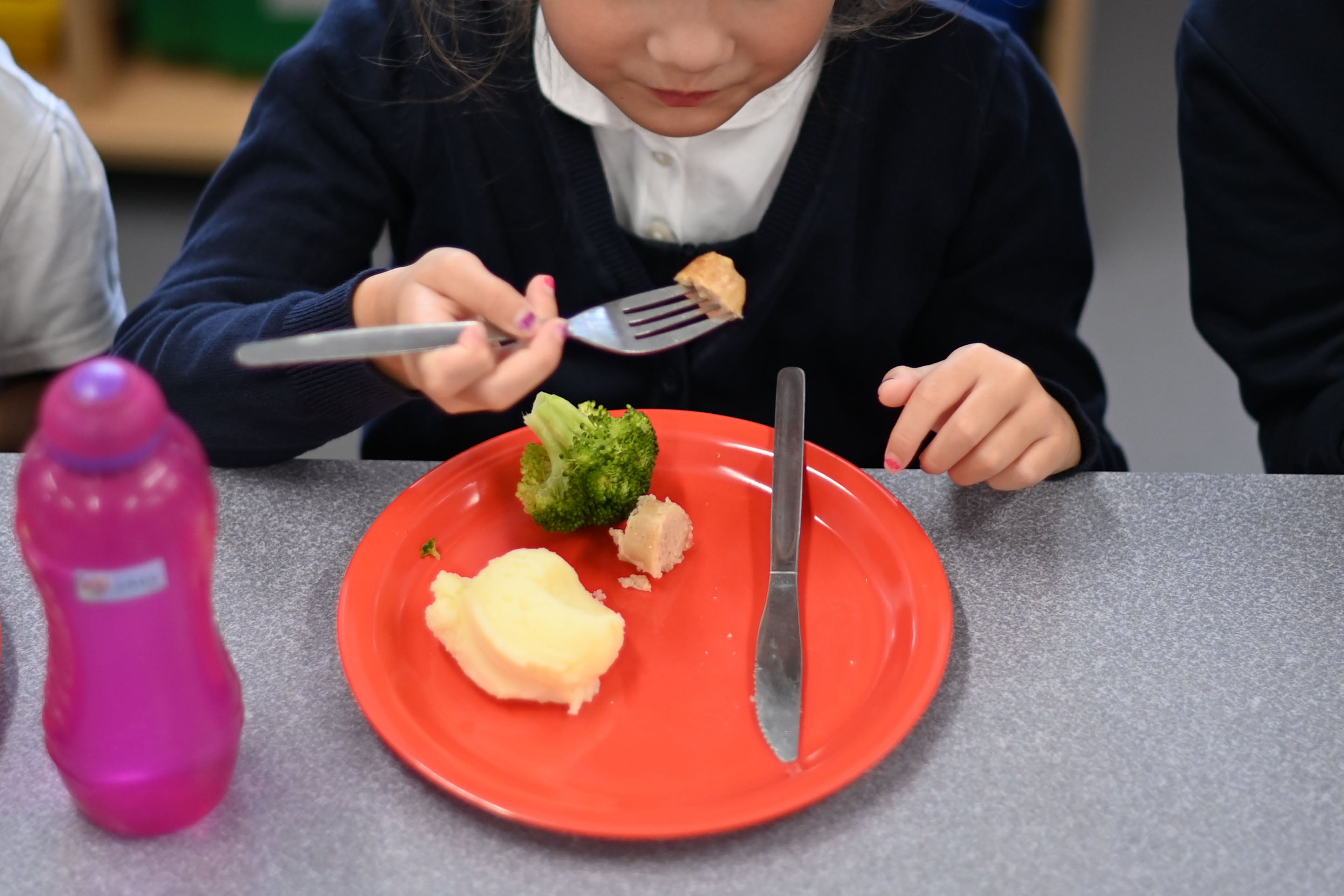 <p>The provision of free school meals during the holiday has become a key issue</p>