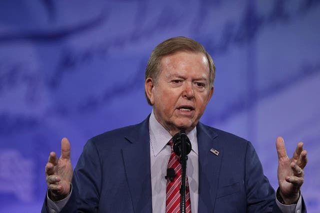 <p>File Image: &nbsp; Lou Dobbs of Fox Business Network speaks during the Conservative Political Action Conference at the Gaylord National Resort and Convention Center 24 February 2017 in National Harbor, Maryland</p>