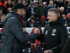 Liverpool face United in rare meeting on equal footing