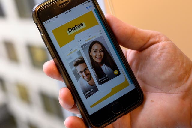 <p>Shares in Bumble, which also owns the Badoo dating app, priced at $43 on Wednesday </p>