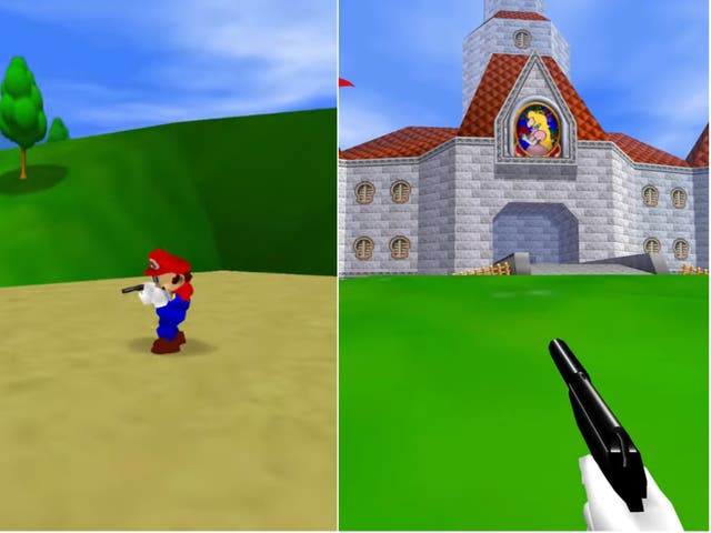 GoldenEye 007’s Super Mario 64 mash-up mod