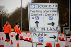 Covid R rate falls to 0.6 in some parts of England, modelling suggests