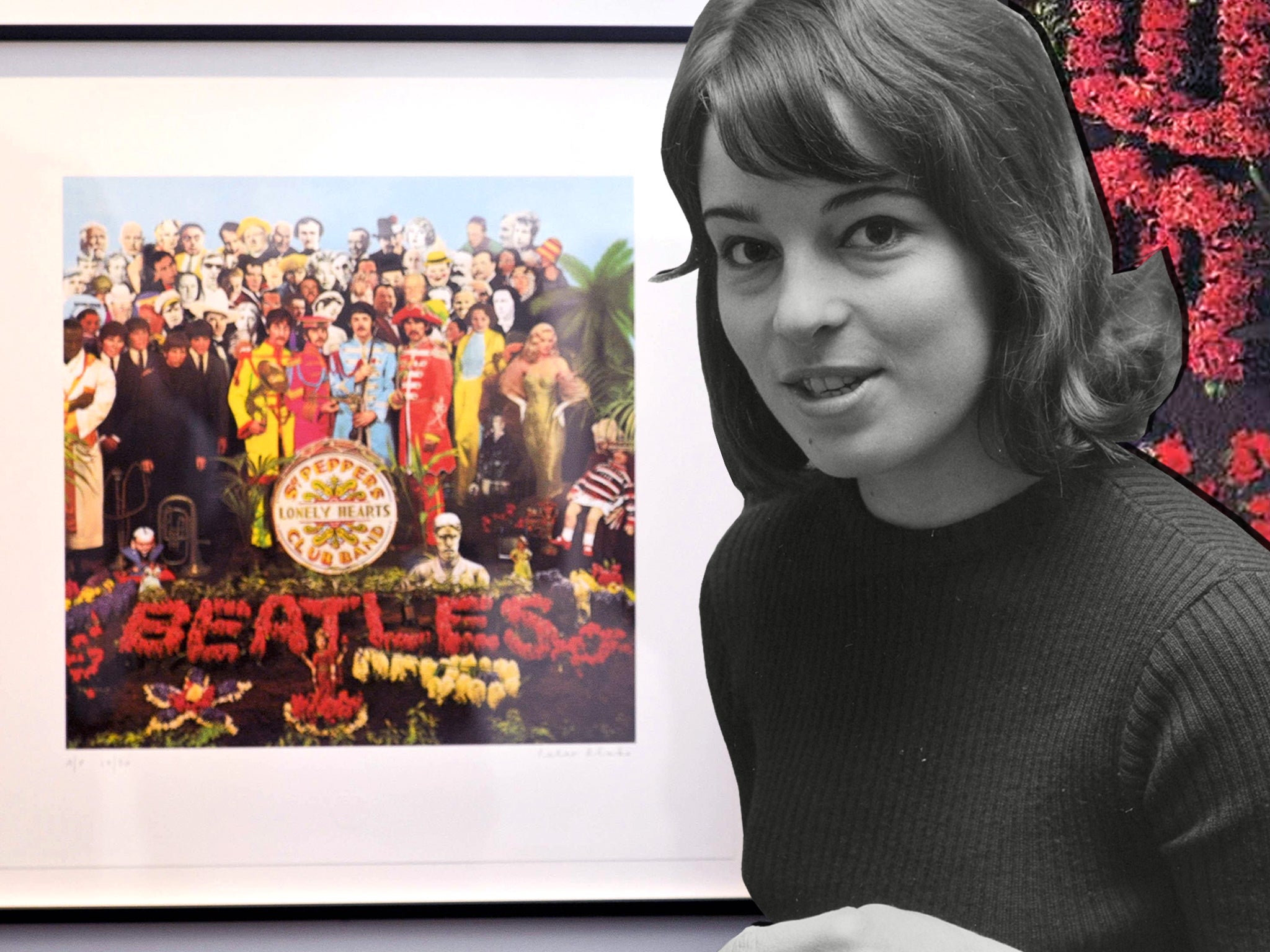 The American artist created the 1967 album cover with her then husband Peter Blake