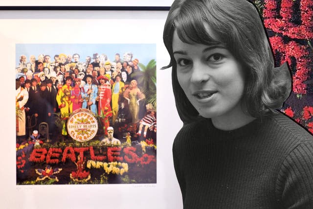 <p>The American artist created the 1967 album cover with her then husband Peter Blake</p>
