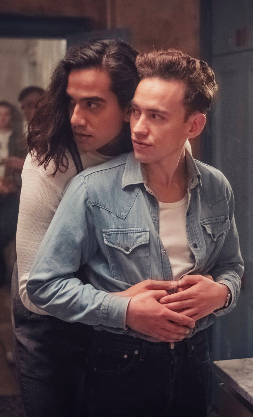 Nathaniel Curtis and Olly Alexander in It’s a Sin