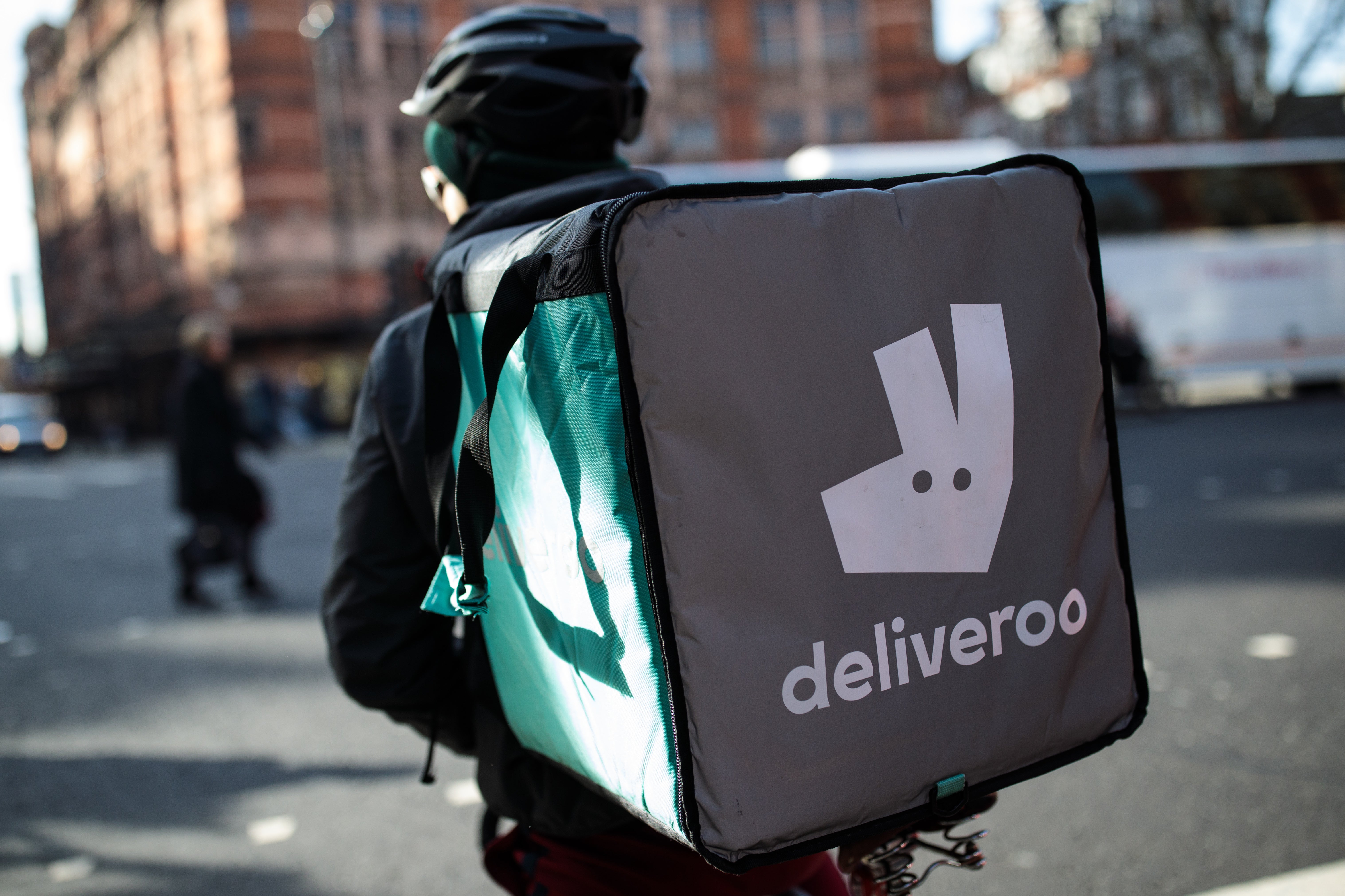 <p> Deliveroo has experienced soaring during the pandemic  </p>