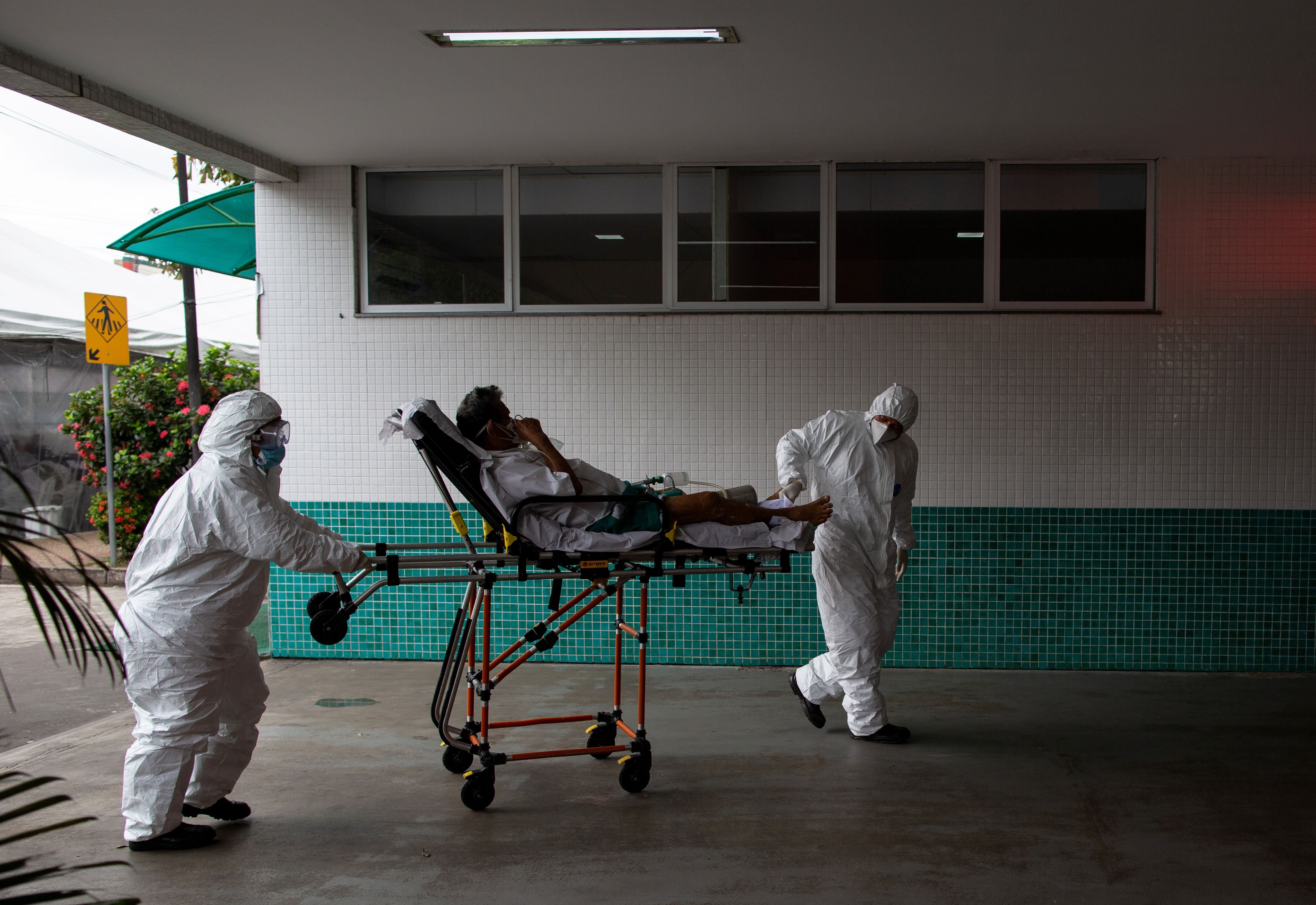 Patients are being transferred out of Manaus as the city runs out of oxygen