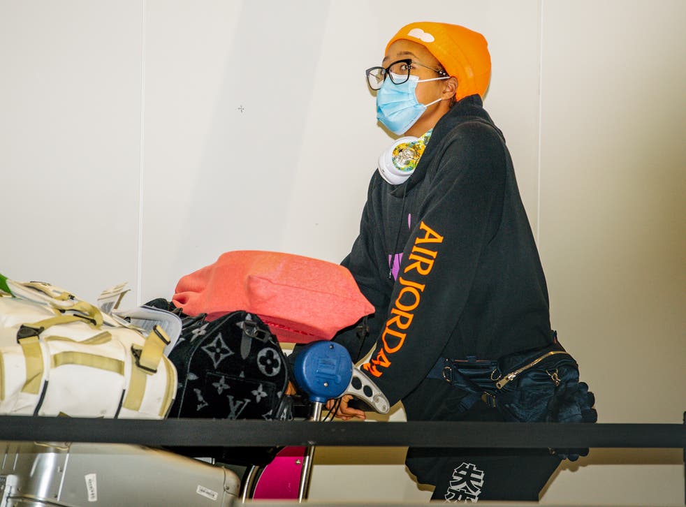 <p>Naomi Osaka fue de las primeras jugadoras en arribar a Australia</p>