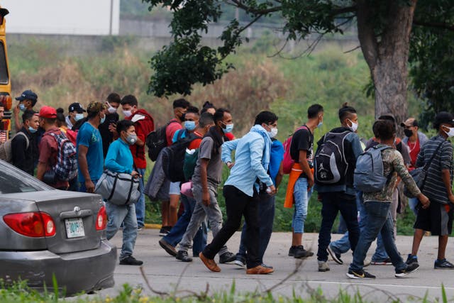HONDURAS-MIGRANTES