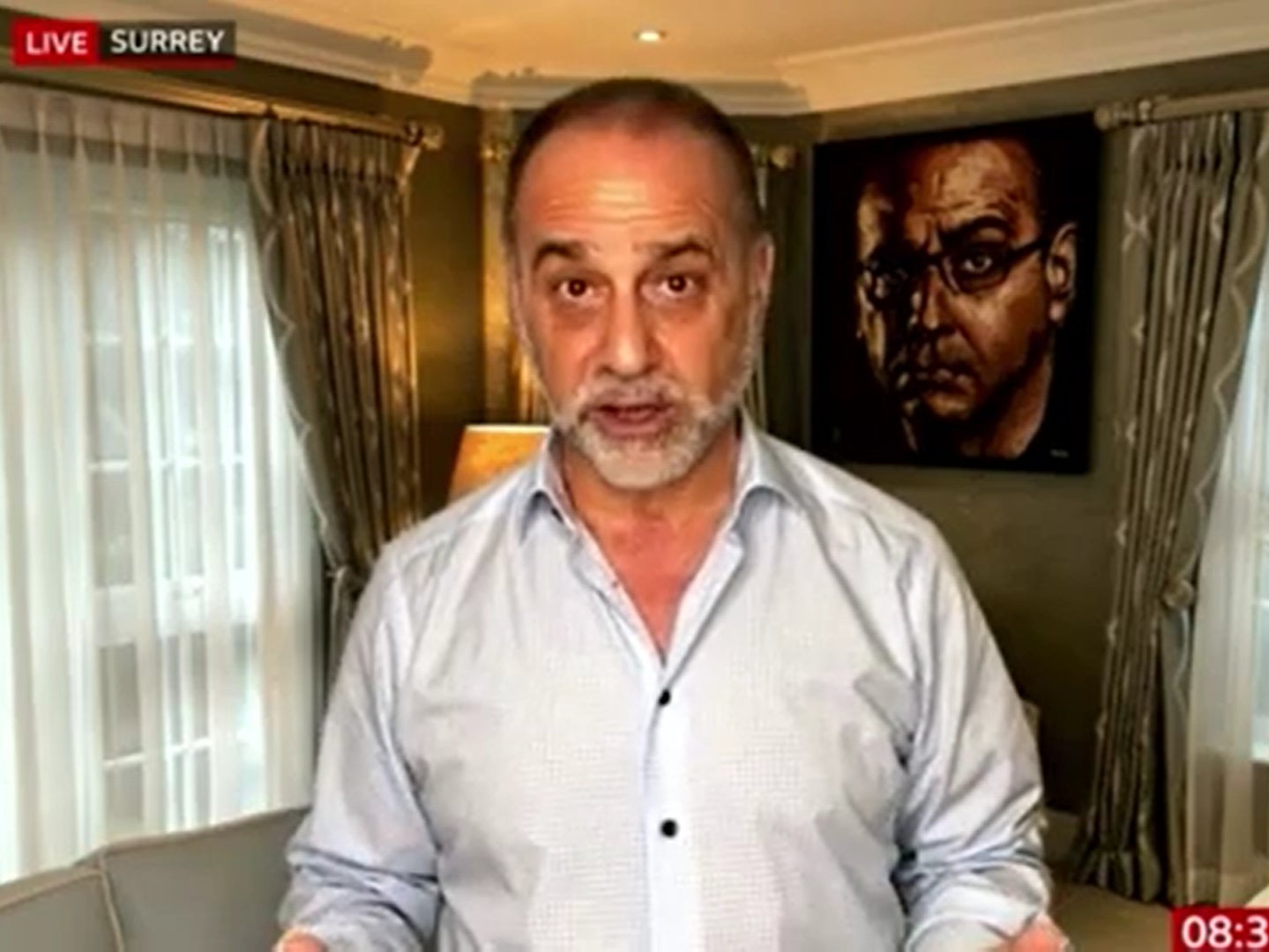 Paphitis is interviewed on BBC Breakfast