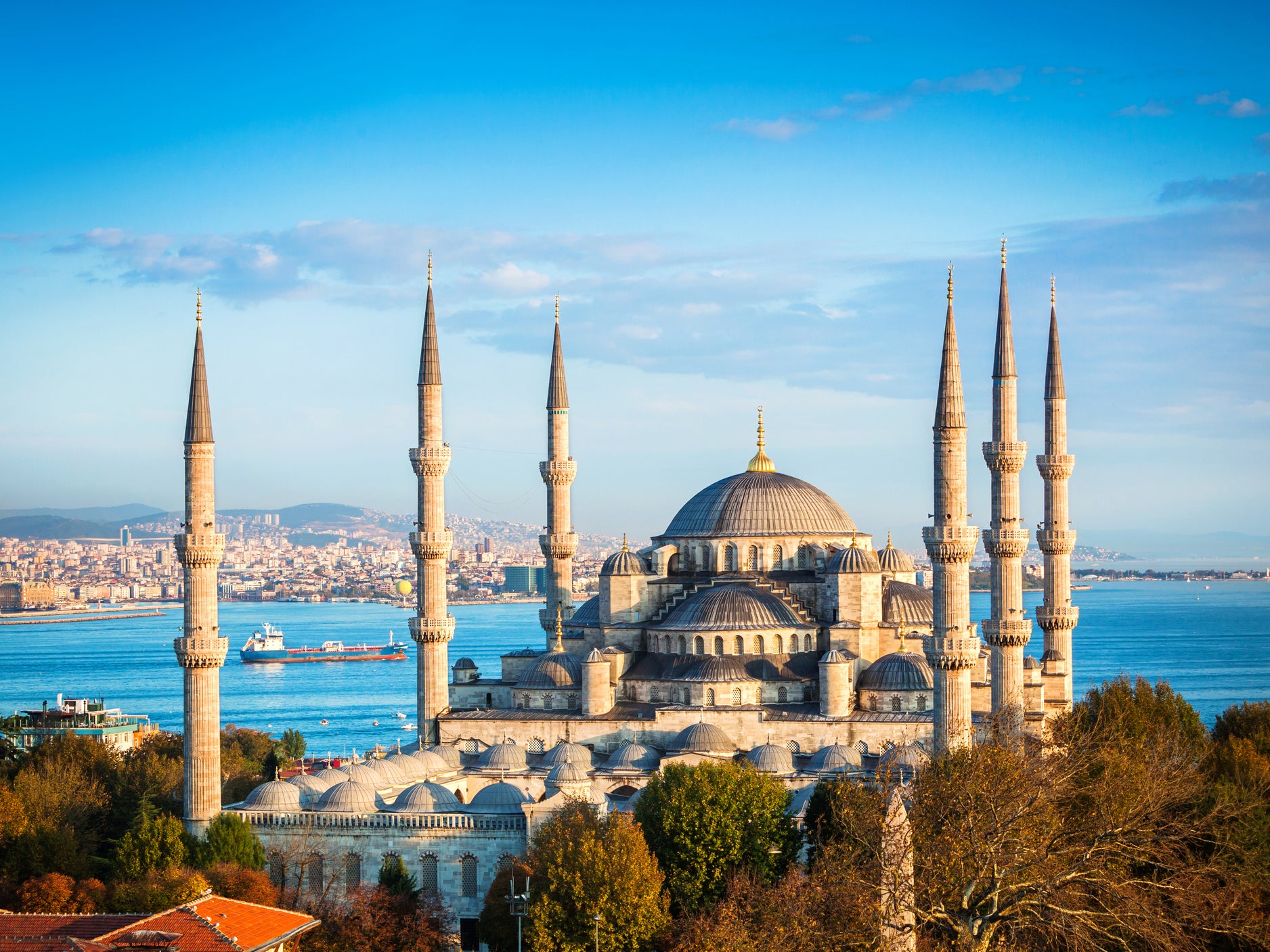 Tourist attraction: the church of Hagia Sophia in Istanbul
