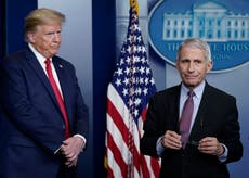 Donald Trump criticized after boasting he ‘didn’t do’ what Dr Anthony Fauci advised