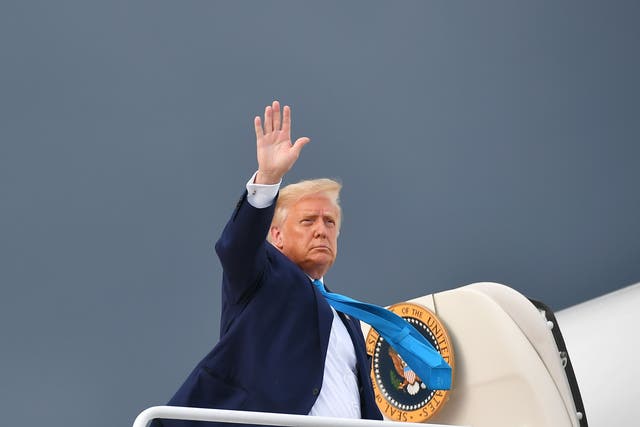 <p>Trump to hold departure ceremony at military base on morning of Biden inauguration, say reports.</p>