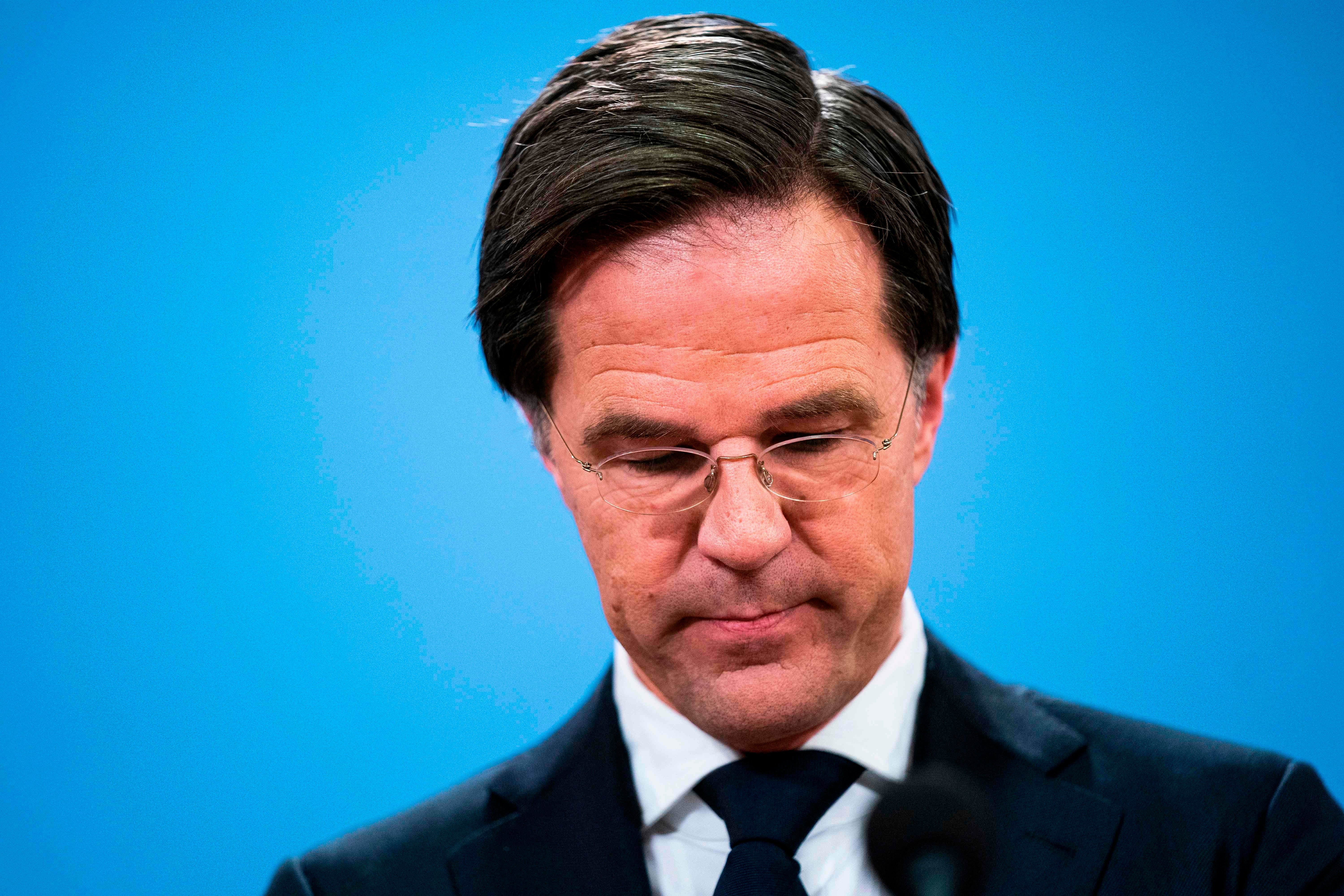 Mark Rutte handed his resignation to King Willem-Alexander