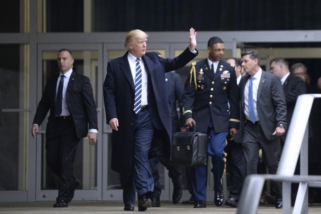 <p>Trump will take nuclear football out of DC on his final day in office&nbsp;</p>