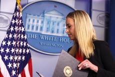 Kayleigh McEnany leaves White House after final two-minute press briefing following deadly Capitol riot